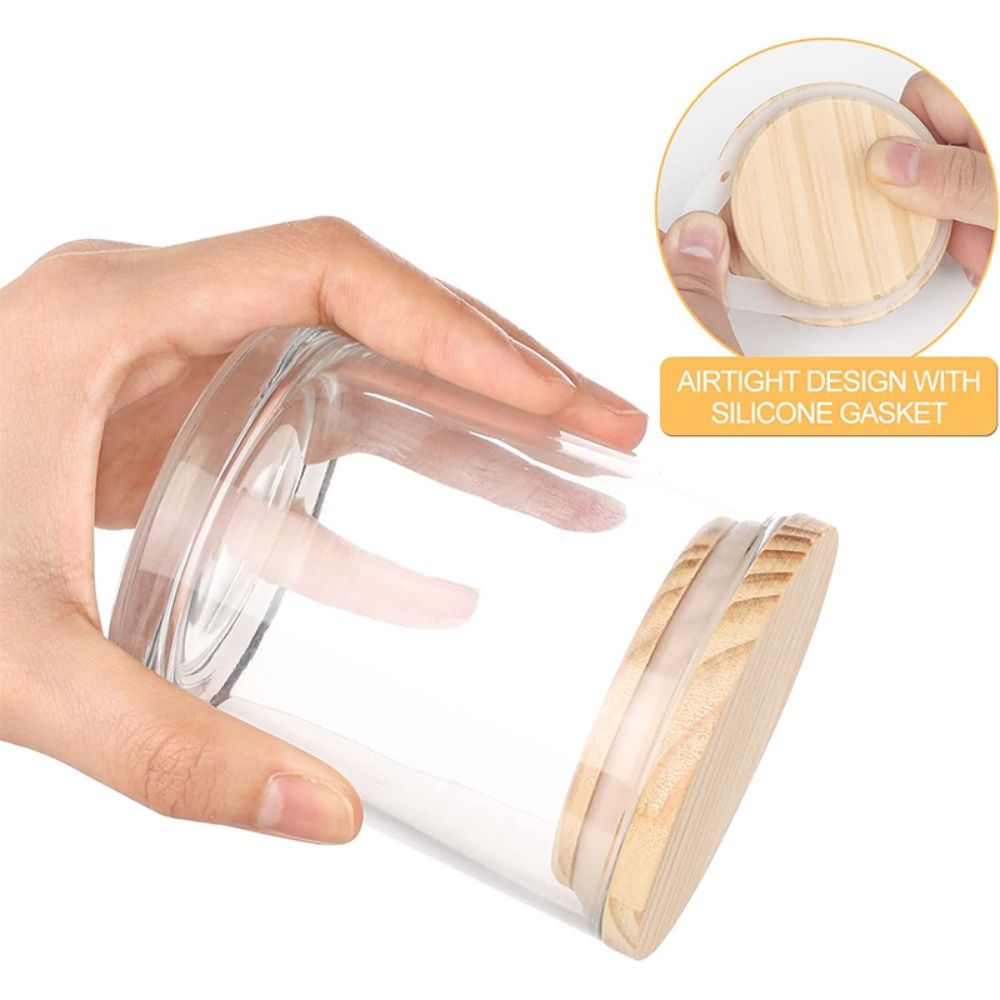 Candle Making Jars Wholesale - C9 Clear Glass Candle Jars Small