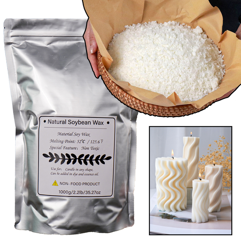 1000g 500g 250g 100g Natural S - مراجعة Candle Making Kits وسعره