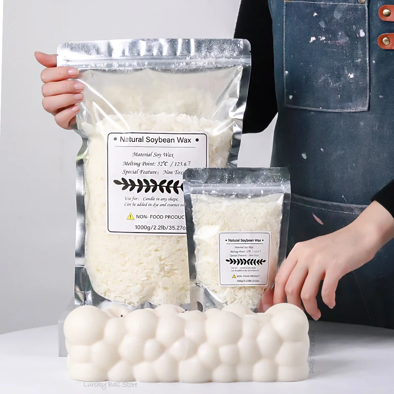 1000g 500g 250g 100g Natural S - مراجعة Candle Making Kits وسعره
