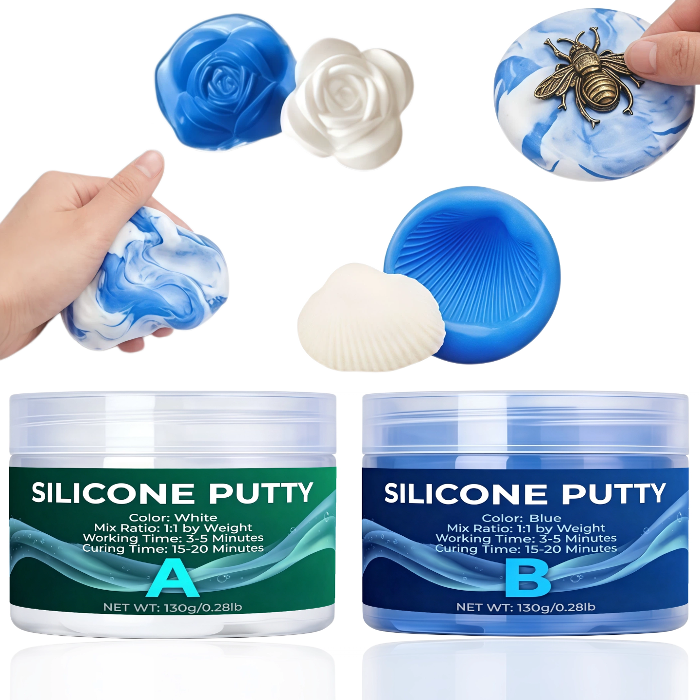 Silicone Putty Mold Making Sup - مراجعة Candle Making Supplies وسعره