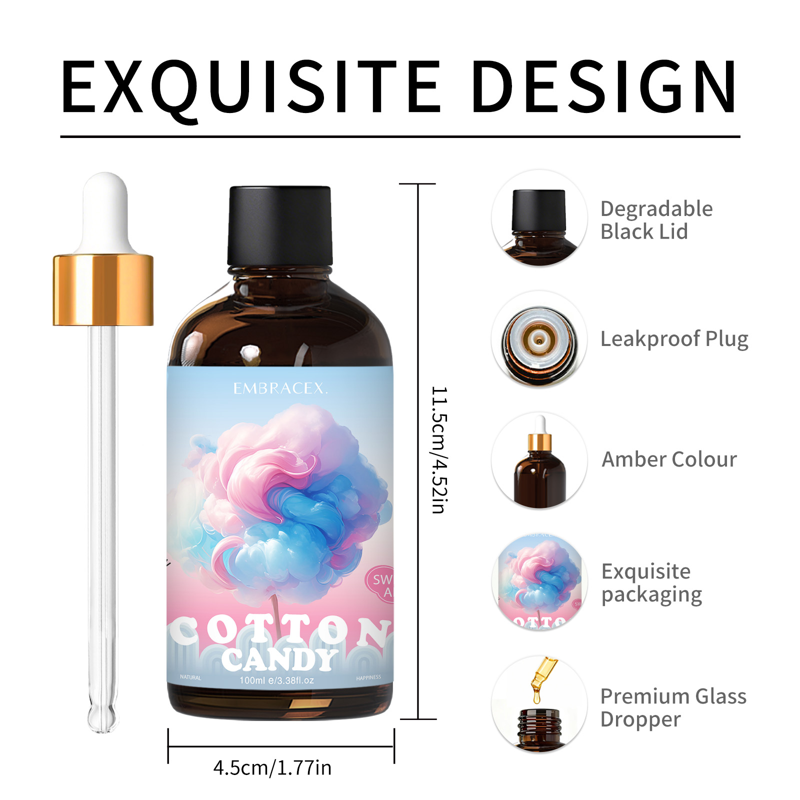 100ml Cotton Candy Essential O - مراجعة Candle Making Supplies وسعره