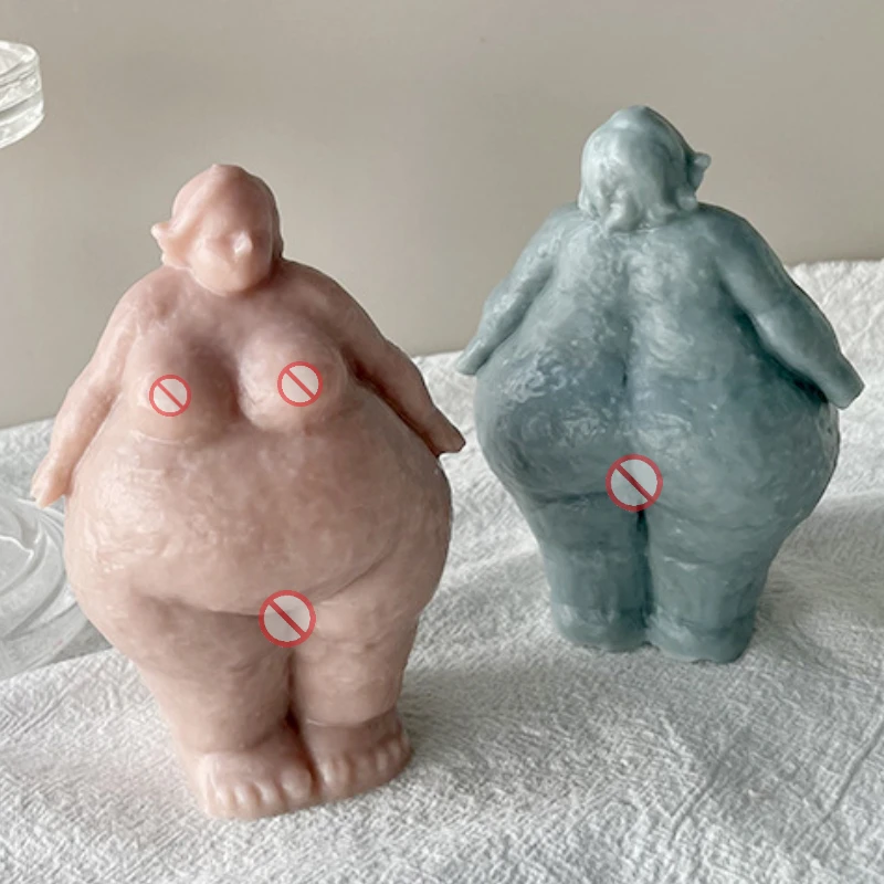 Abstract Human Body Candle Sil - مراجعة Candle Making Fat وسعره