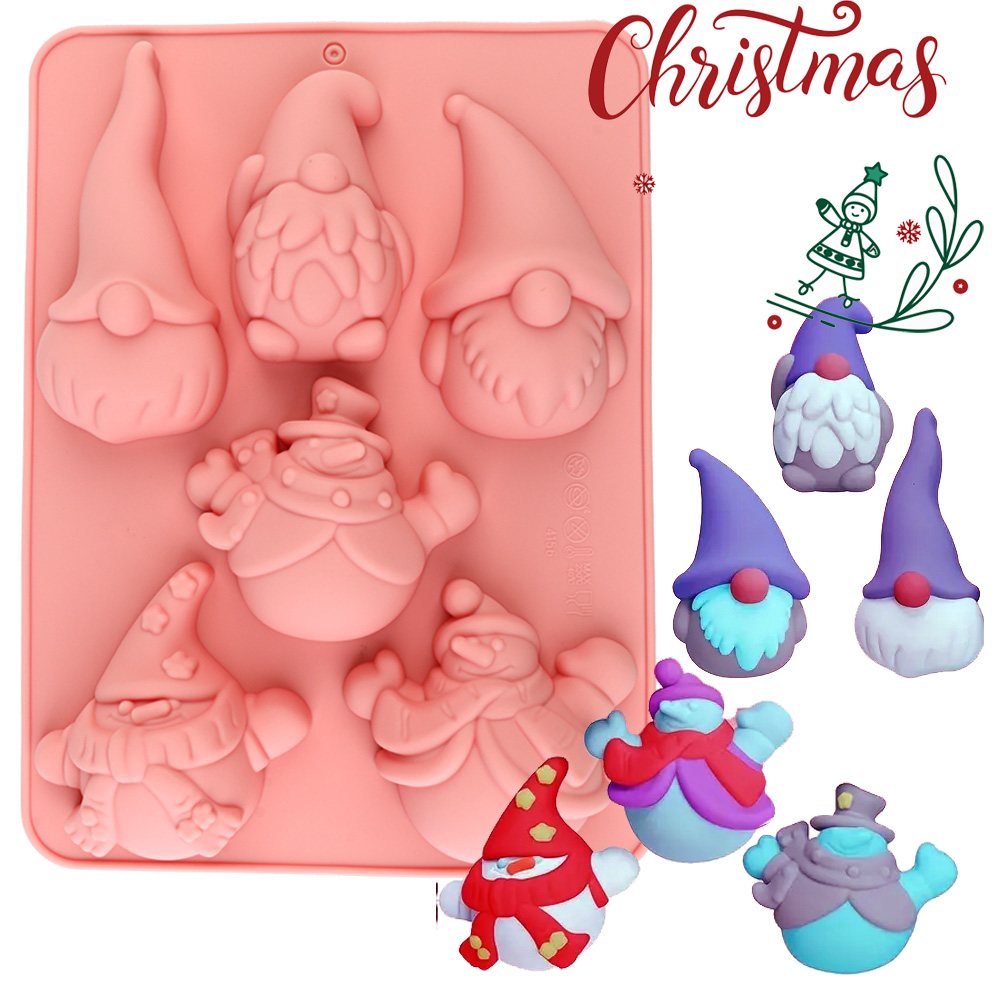6-Cavity Christmas Gnome Cake  - مراجعة Candle Making Supplies وسعره