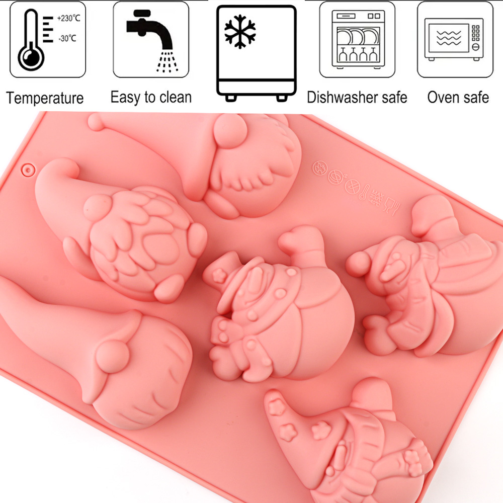6-Cavity Christmas Gnome Cake  - مراجعة Candle Making Supplies وسعره