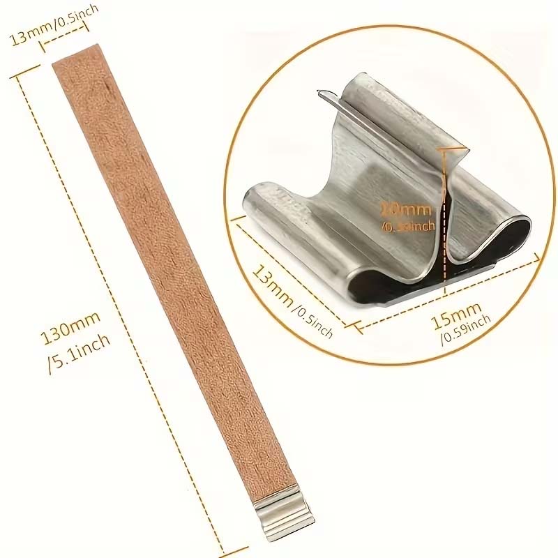 20pcs Wooden Candle Wicks with - مراجعة Candle Making Wicks وسعره