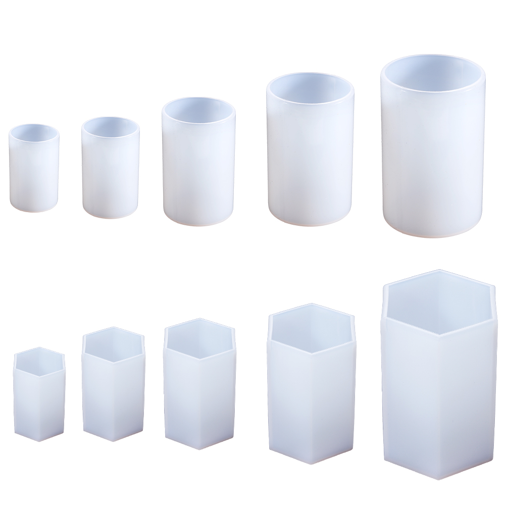 Cylinder Silicone Mold Hexagon - مراجعة Candle Making Supplies وسعره