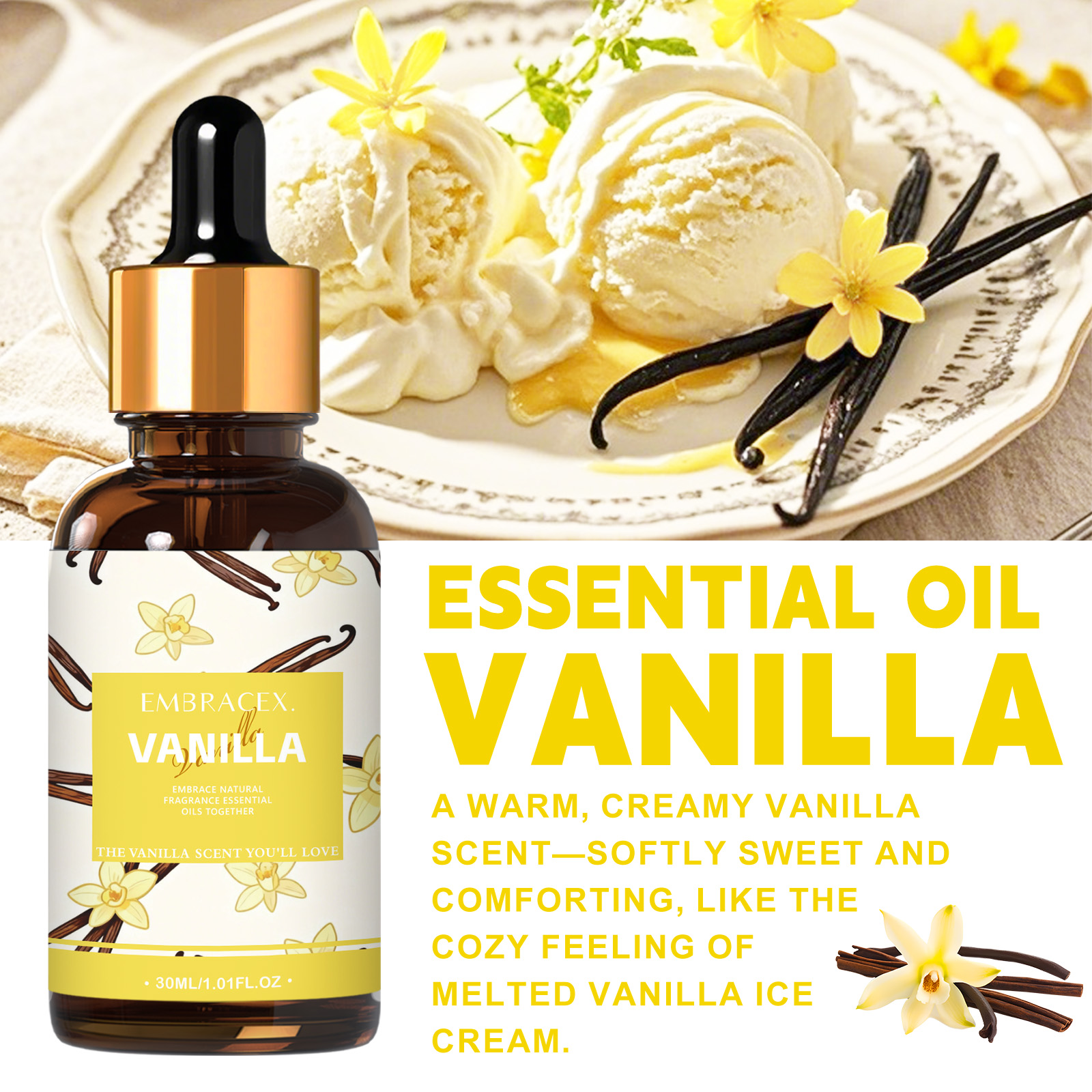 30ml Vanilla Essential Oil For - مراجعة Candle Making Supplies وسعره