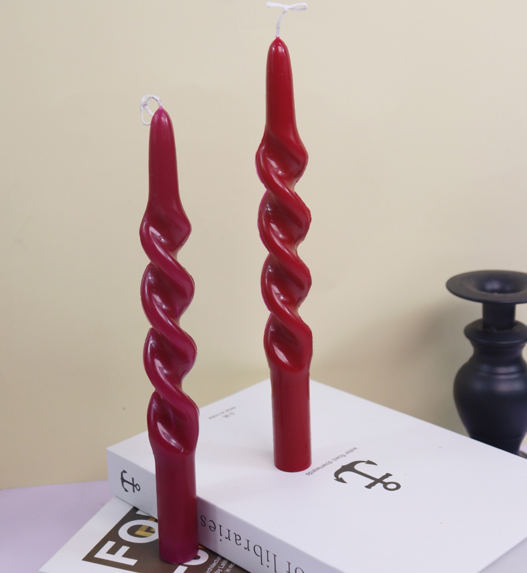 Twisted Stripe Column Acrylic  - مراجعة Candle Making Business وسعره