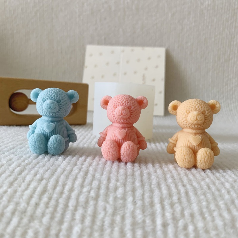 Mini Love Bear Candle Silicone - مراجعة Candle Making Business وسعره