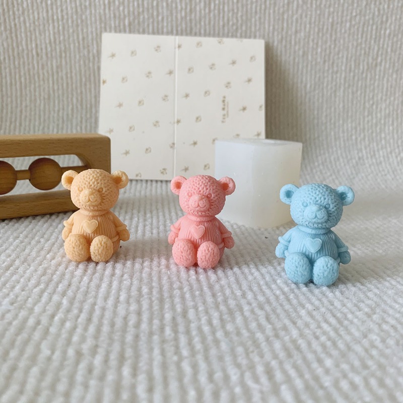 Mini Love Bear Candle Silicone - مراجعة Candle Making Business وسعره
