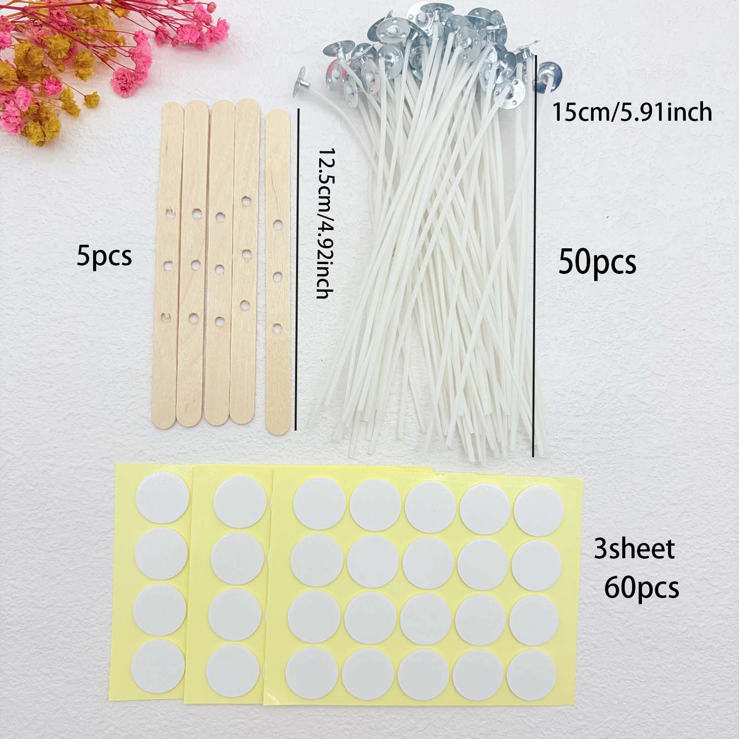 1 SET Candle Making DIY Kits S - مراجعة Candle Making Wicks وسعره