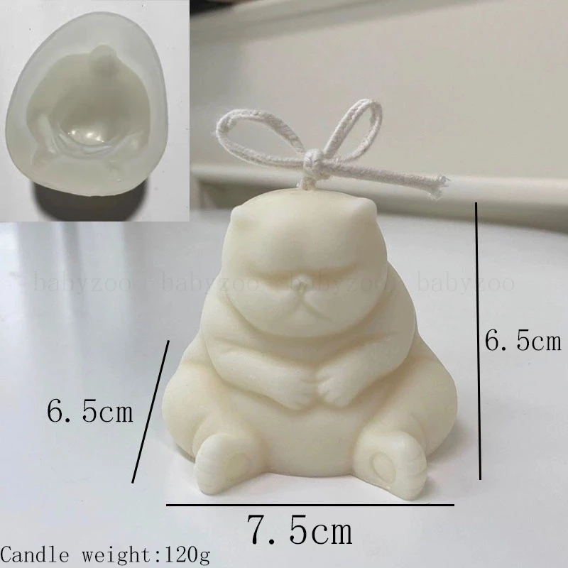 Fat Cat Candle Molds silicone  - مراجعة Candle Making Fat وسعره