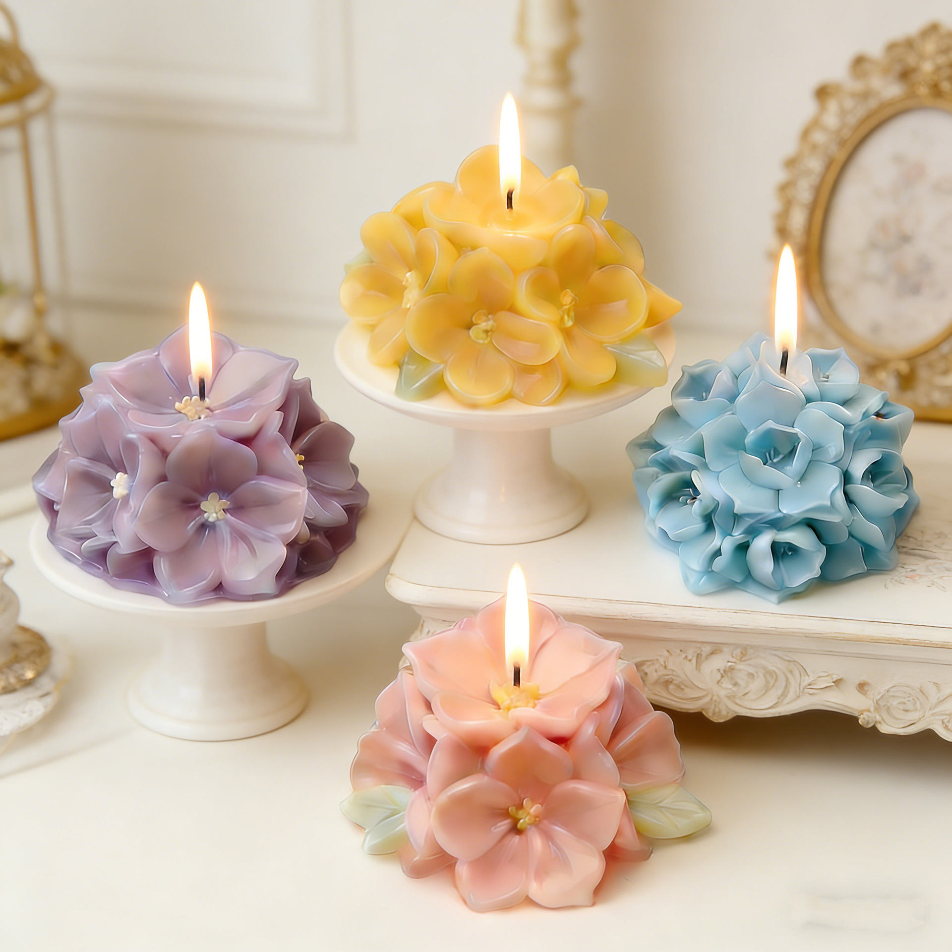 Decorative Floral Mold Creativ - مراجعة Candle Making Workshops وسعره