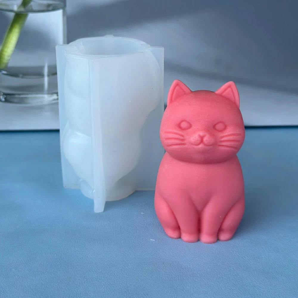 3D fat cat  Animal Silicone Ca - مراجعة Candle Making Fat وسعره