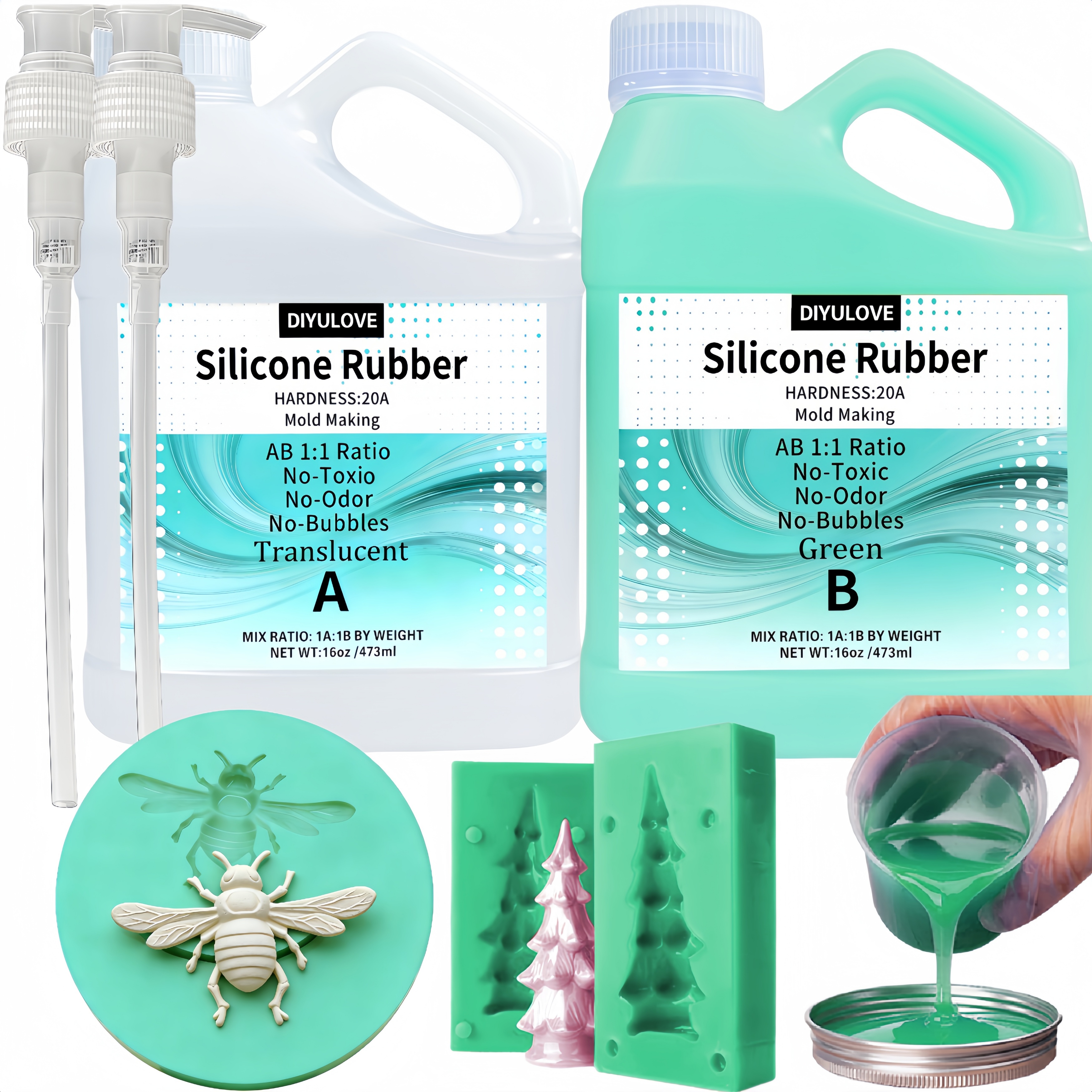 Super Elastic 15A Liquid Silic - مراجعة Candle Making Kits وسعره