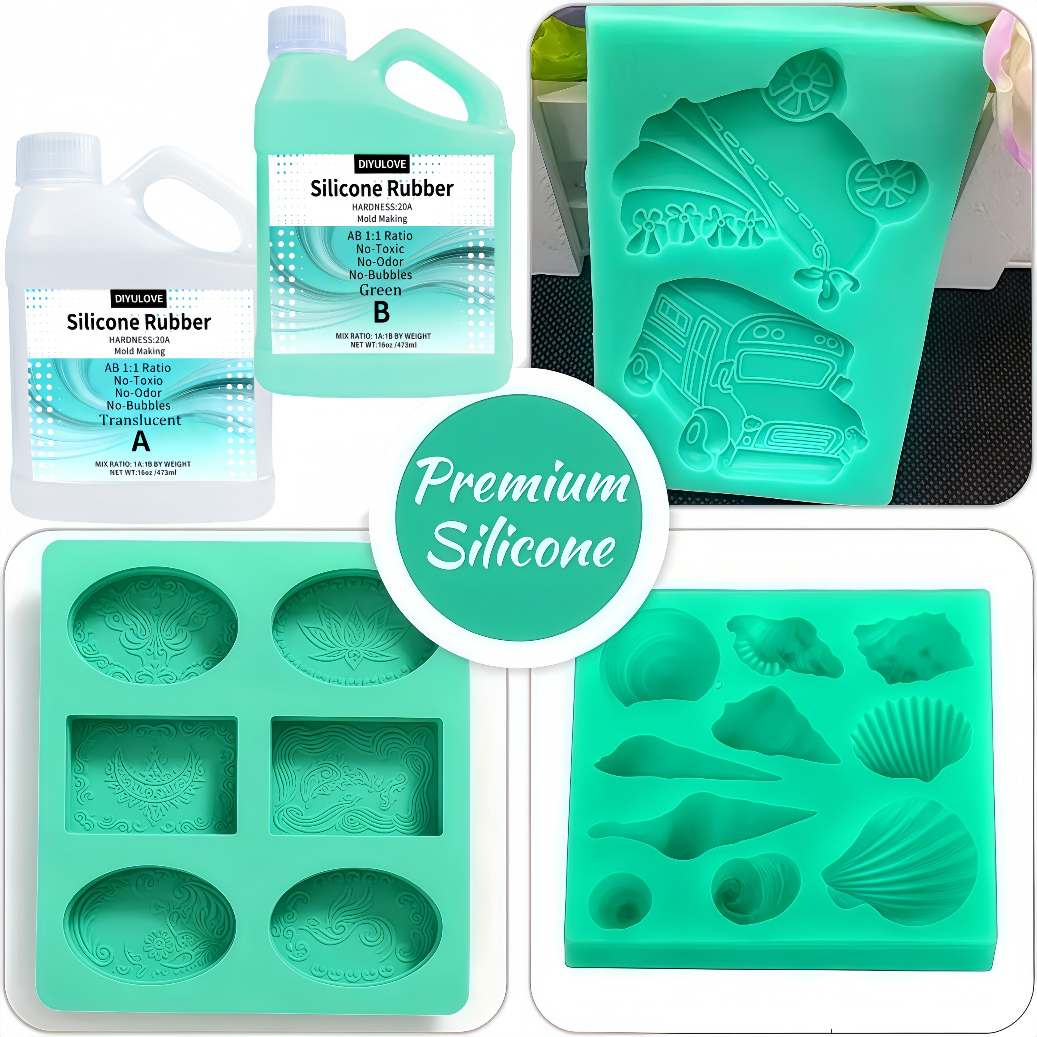 Super Elastic 15A Liquid Silic - مراجعة Candle Making Kits وسعره