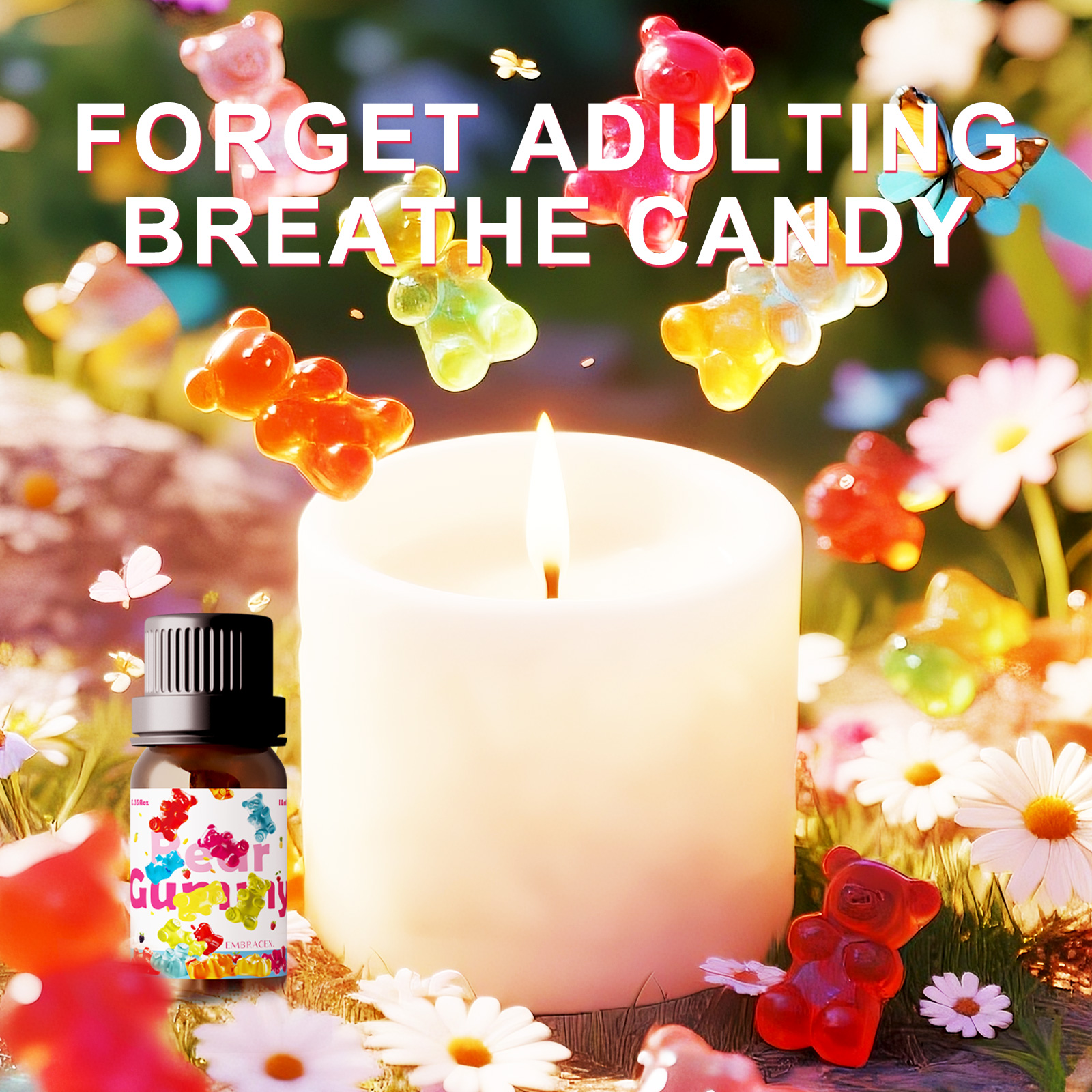10ml Gummy Bear Fragrance Oil  - مراجعة Candle Making Supplies وسعره