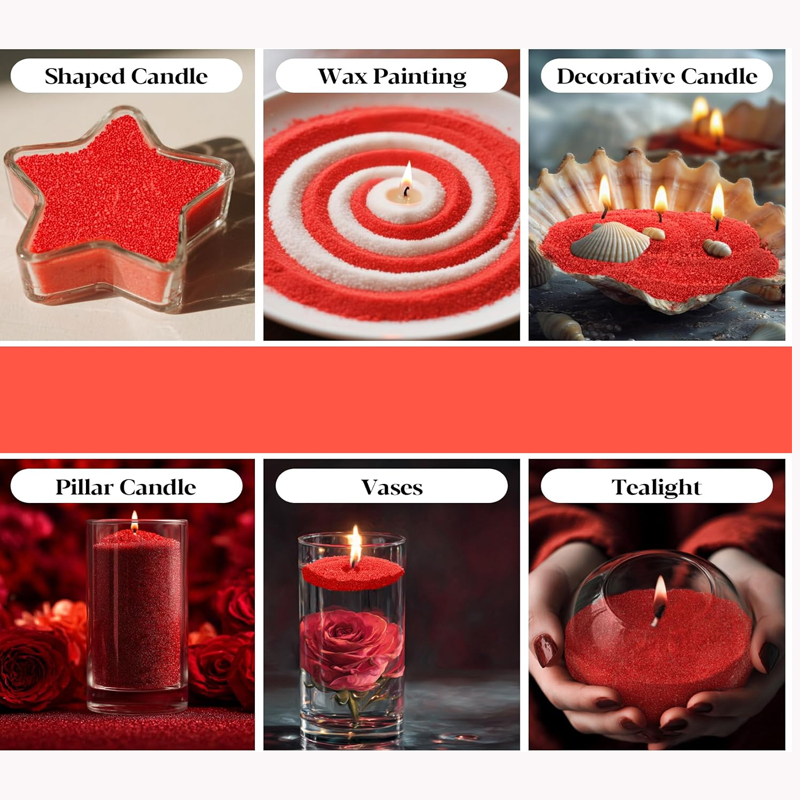 100G Green White Red Sand Pear - مراجعة Candle Making Kits وسعره