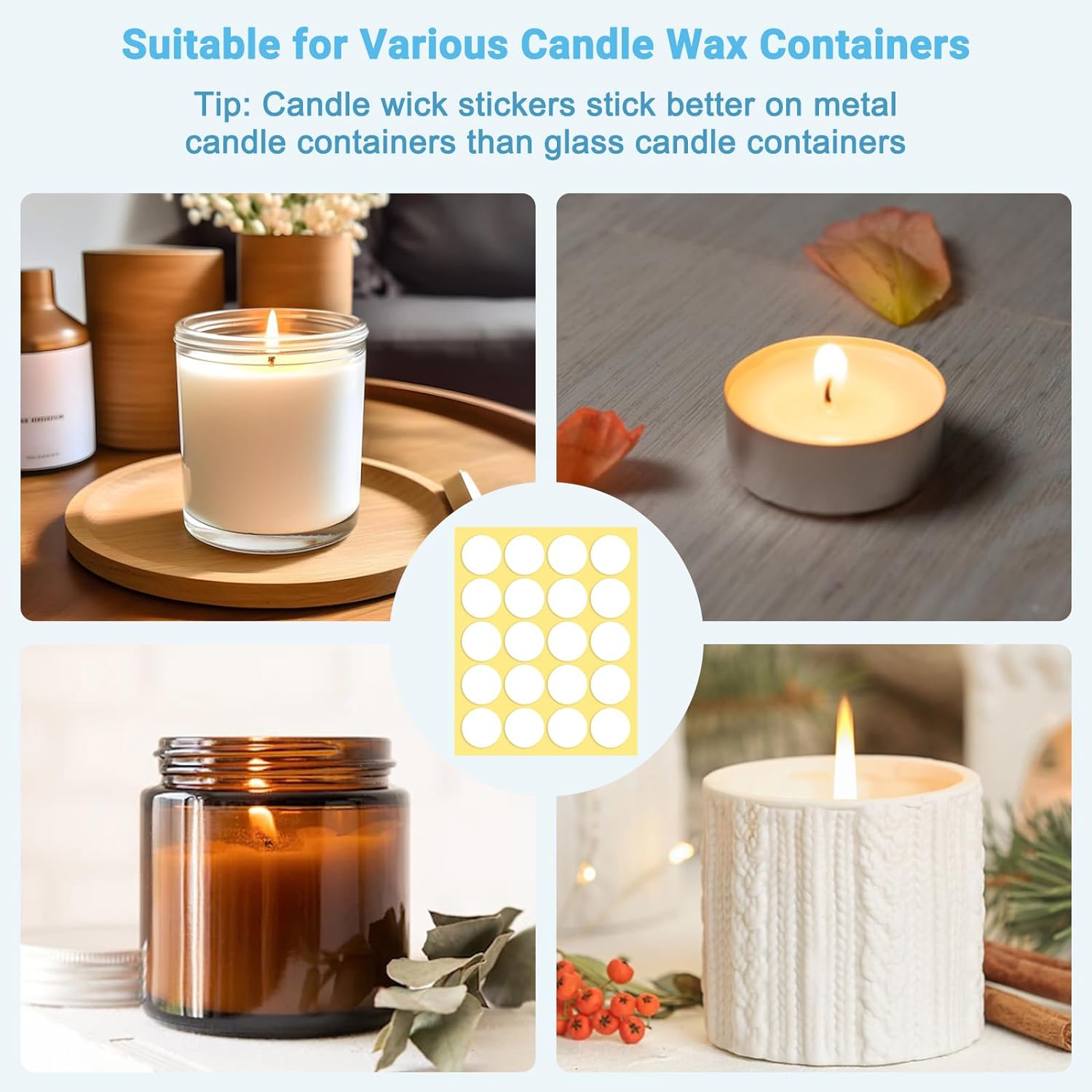 400PCS/100PCS Candle Wick Stic - مراجعة Candle Making Wicks وسعره