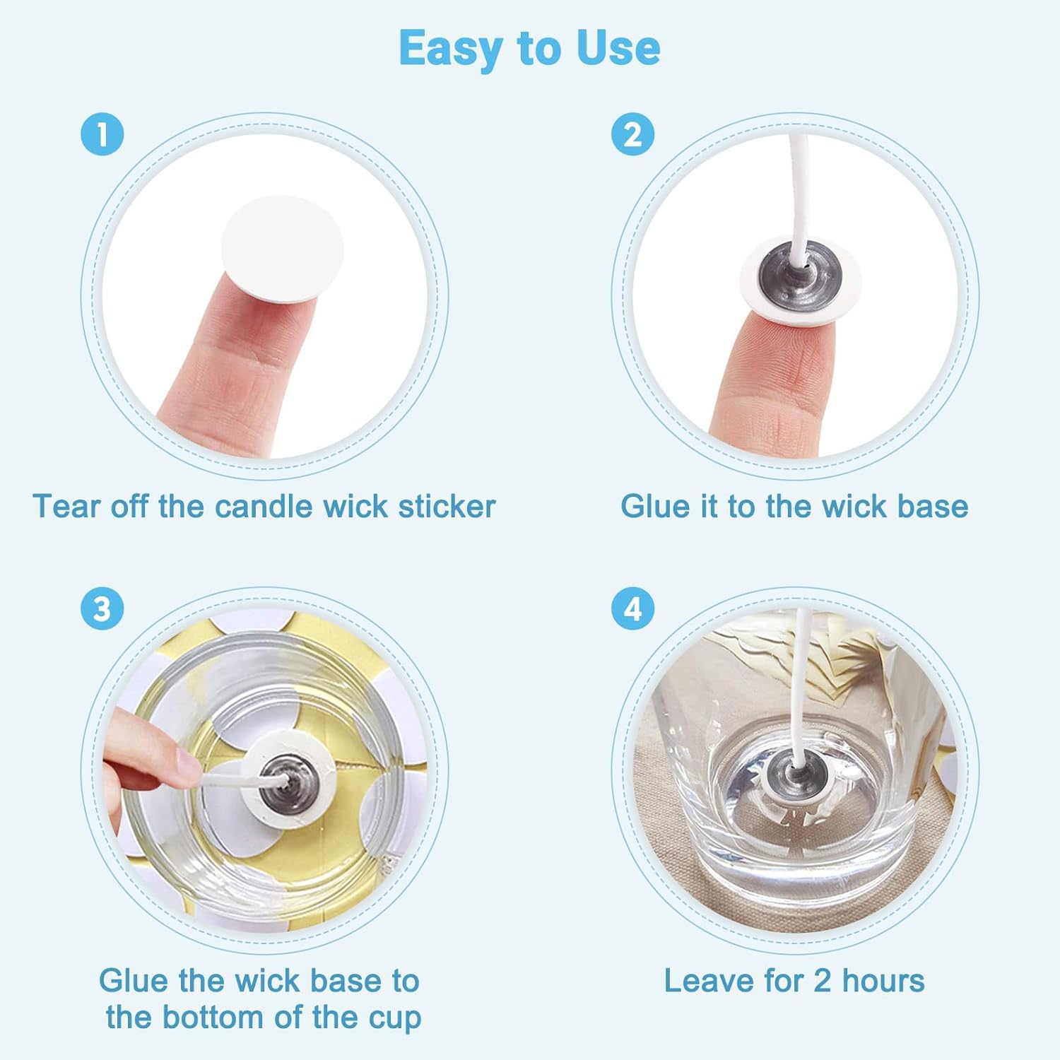 400PCS/100PCS Candle Wick Stic - مراجعة Candle Making Wicks وسعره