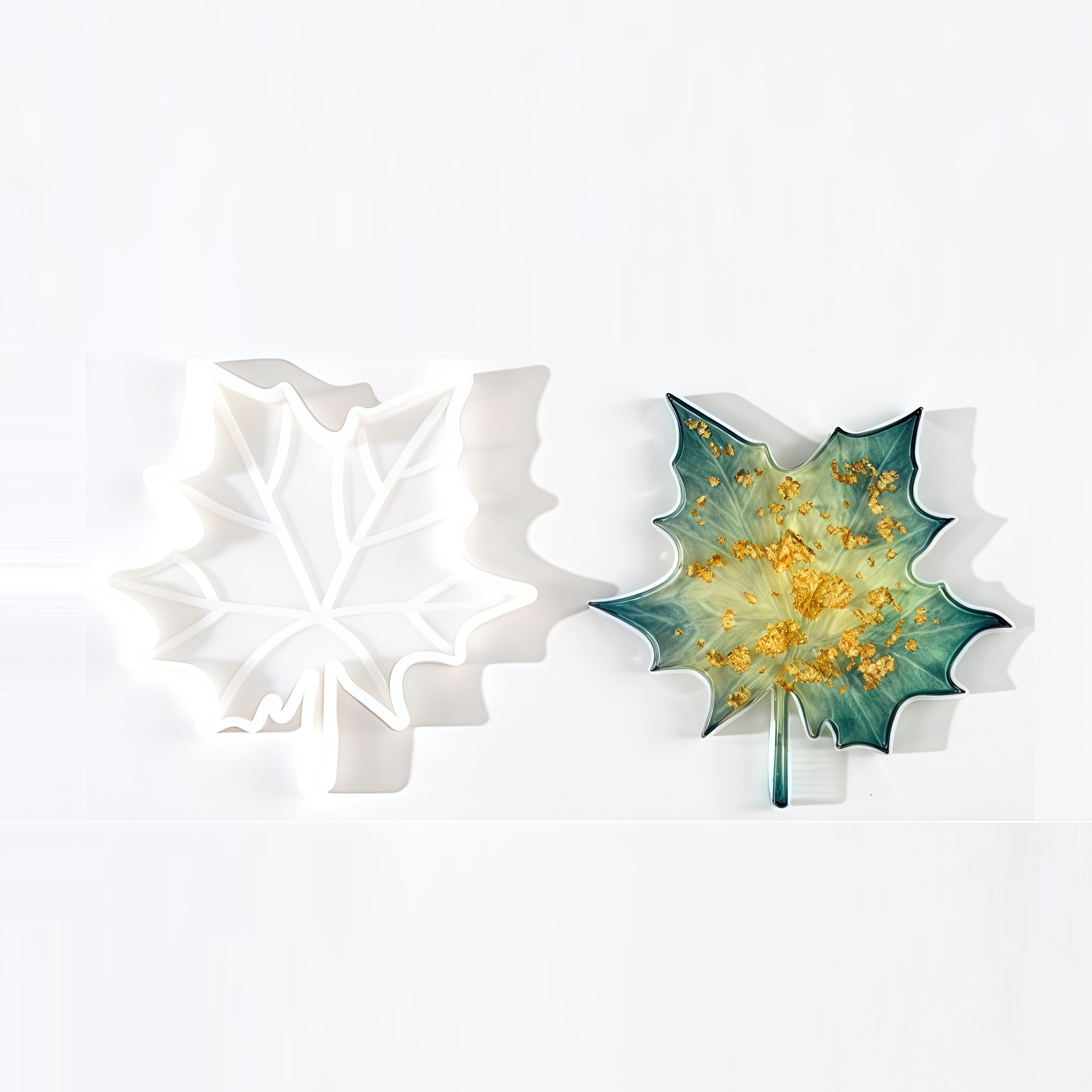 1PC Maple Leaf shaped Silicone - مراجعة Candle Making Supplies وسعره