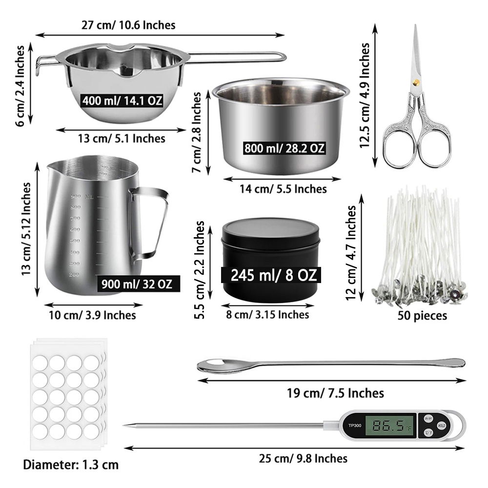 Glintmos DIY Candle Making Kit - مراجعة Candle Making Supplies وسعره