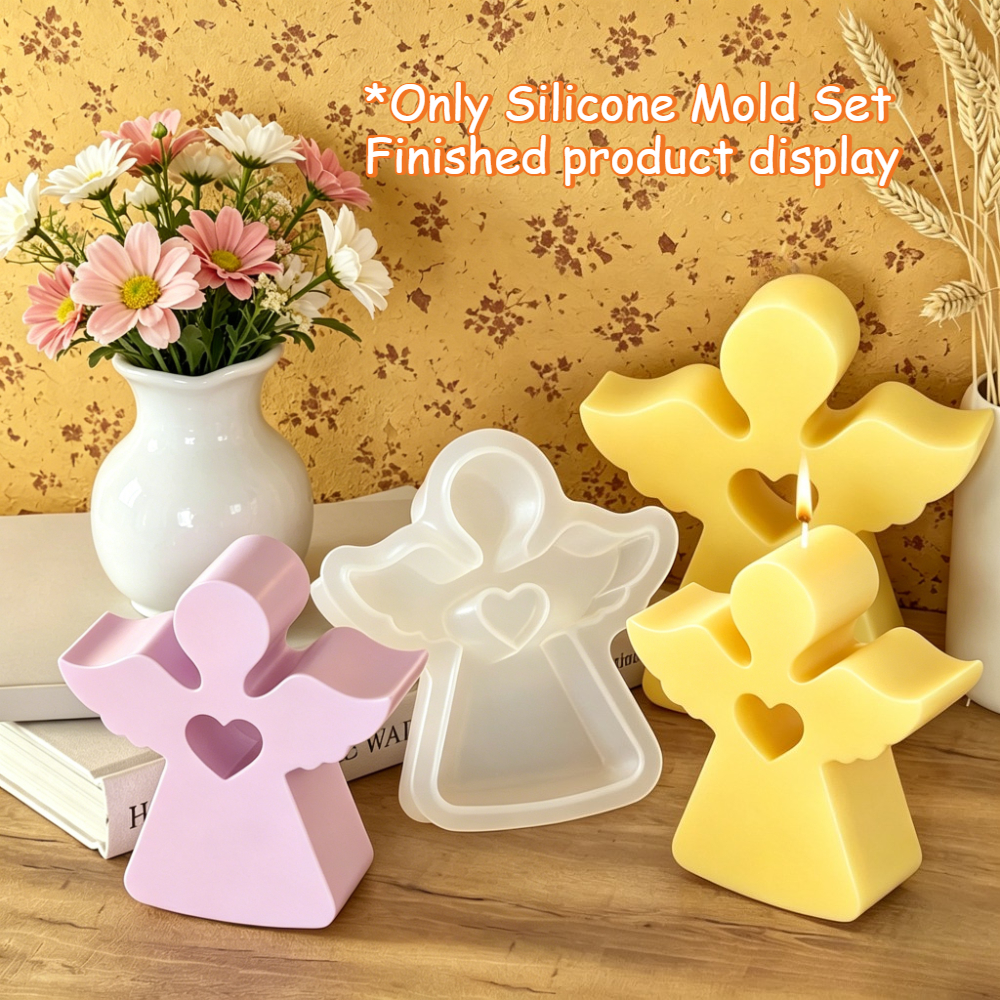 Hollow Little Angel Silicone R - مراجعة Candle Making Tutorial وسعره