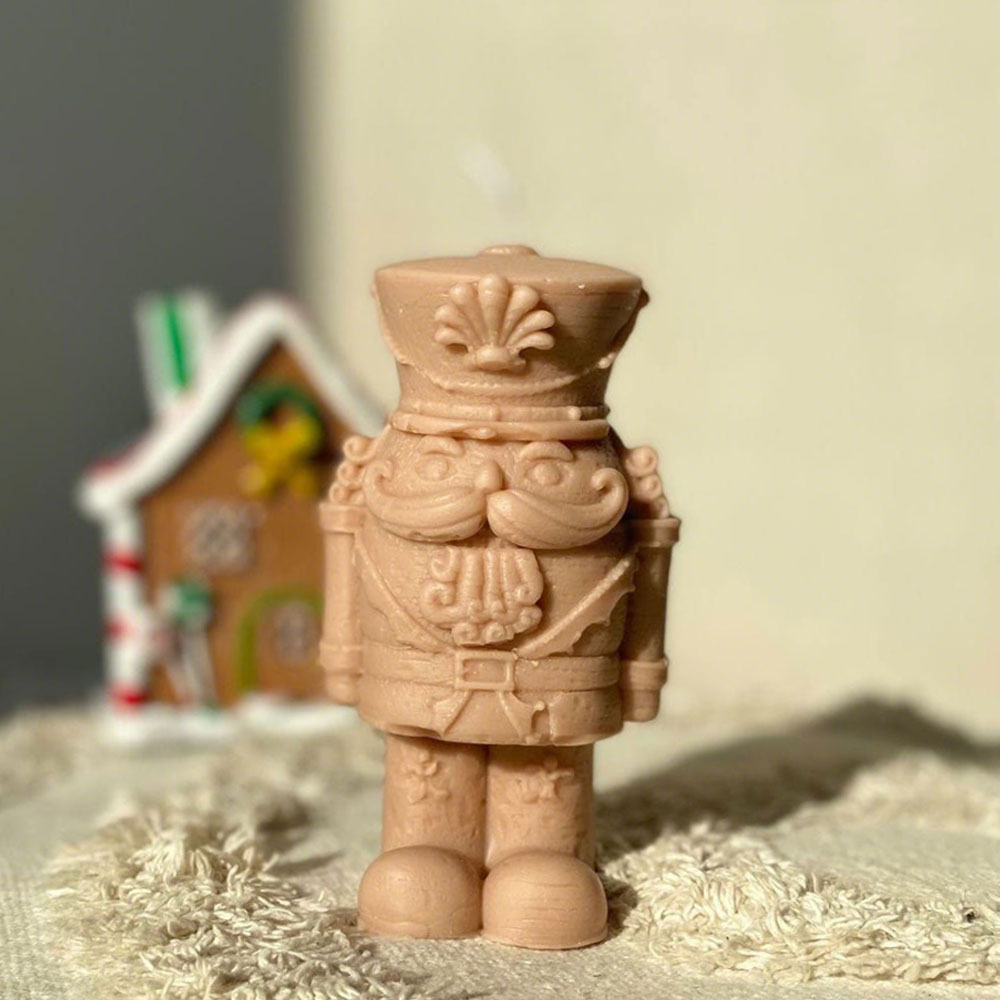 Nutcracker Soldier Silicone Ca - مراجعة Candle Making Fat وسعره