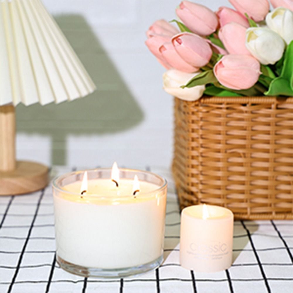 New Clear Glass Candle Jars Tr - مراجعة Candle Making Jars Wholesale وسعره