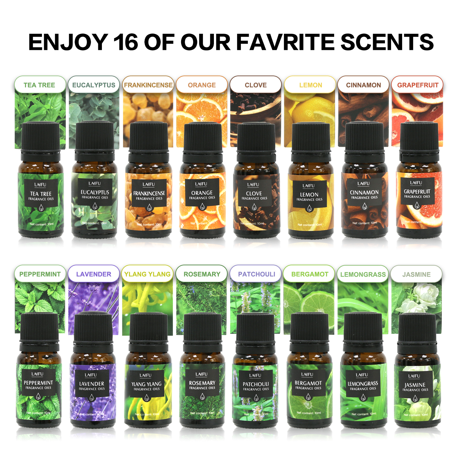 16x10ml Essential Oils Set for - مراجعة Candle Making Kits وسعره