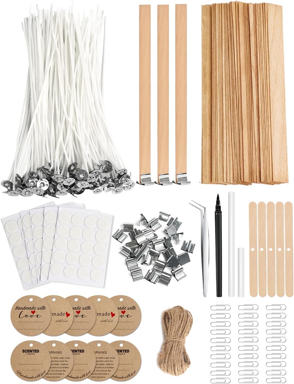130 Pcs Candle Making Kit: Cot - مراجعة Candle Making Wicks وسعره