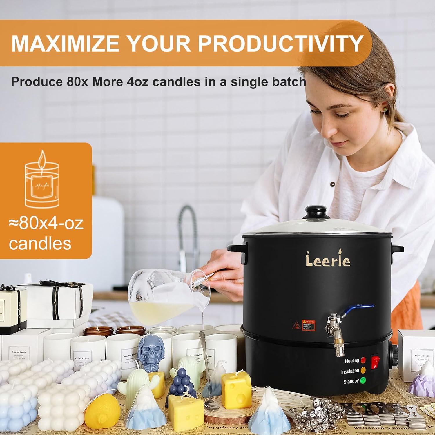20Lbs Commercial Wax Melter fo - مراجعة Candle Making Tempe وسعره
