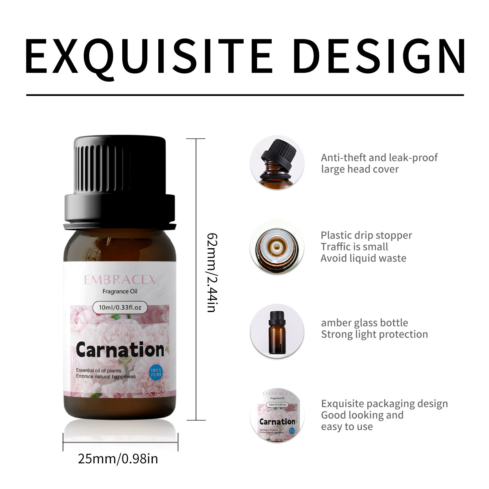 10ml Carnation Essential Oil F - مراجعة Candle Making Supplies وسعره
