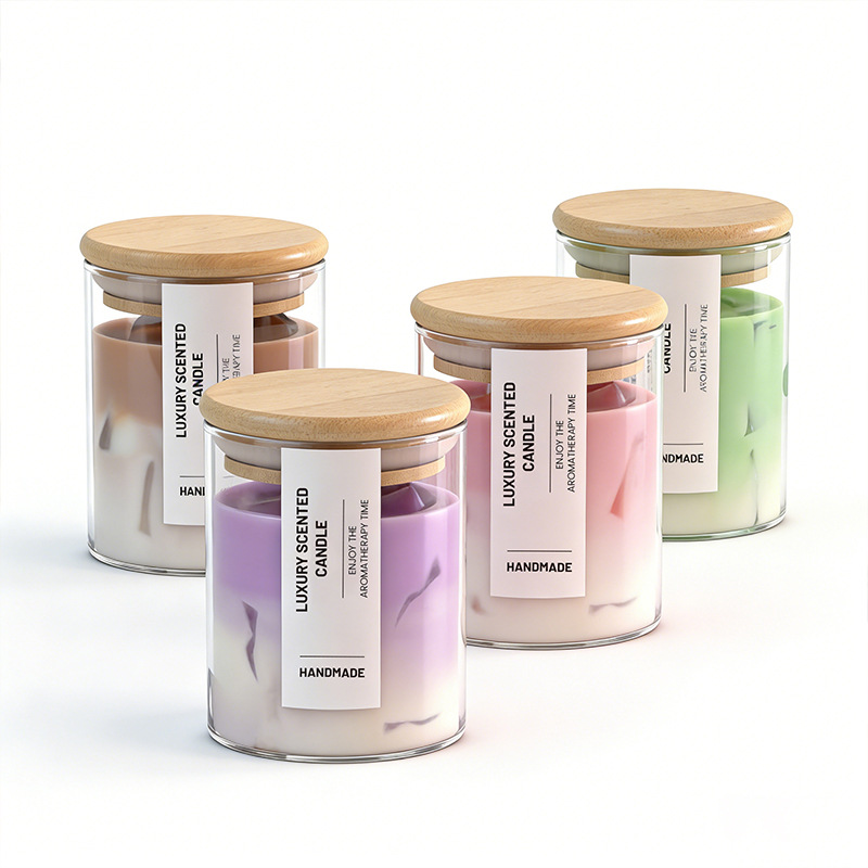 12pcs High Borosilicate Glass  - مراجعة Candle Making Jars Wholesale وسعره