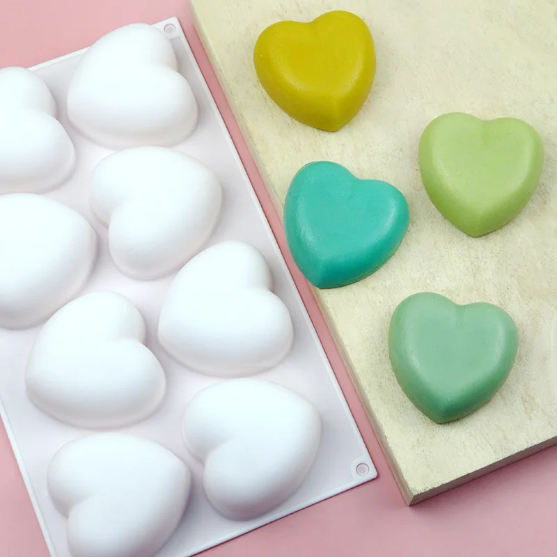 Love Heart Silicone Soap Mold  - مراجعة Candle Making Supplies وسعره