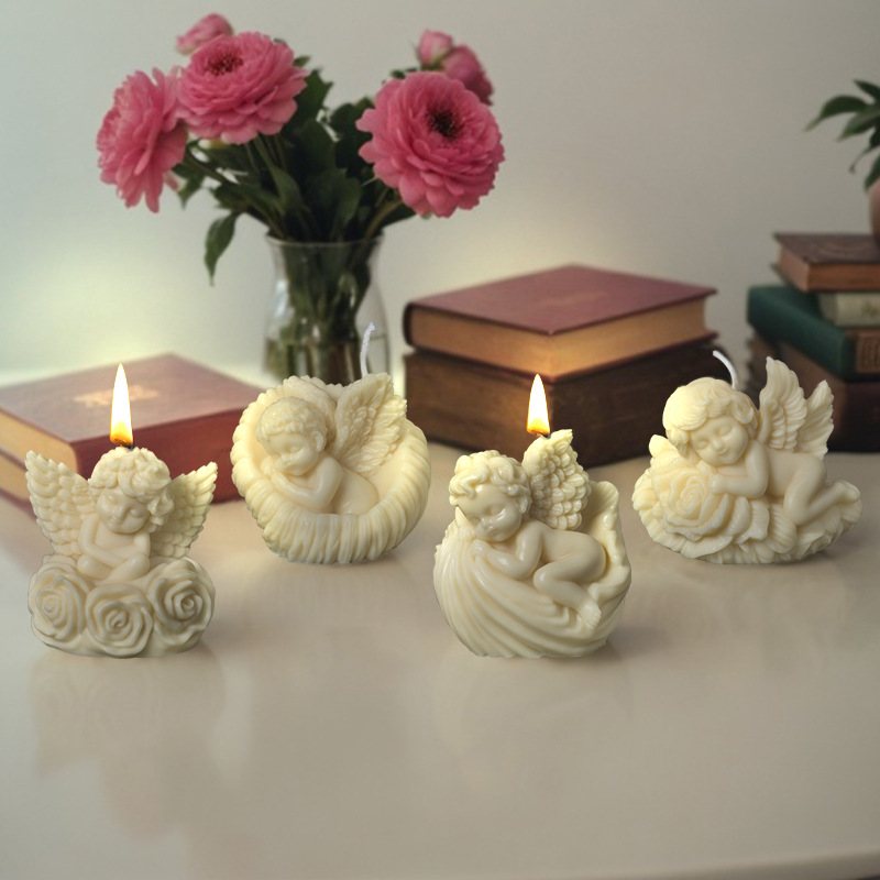 3D Rose Angel Children Candle  - مراجعة Candle Making Kit For Kids وسعره