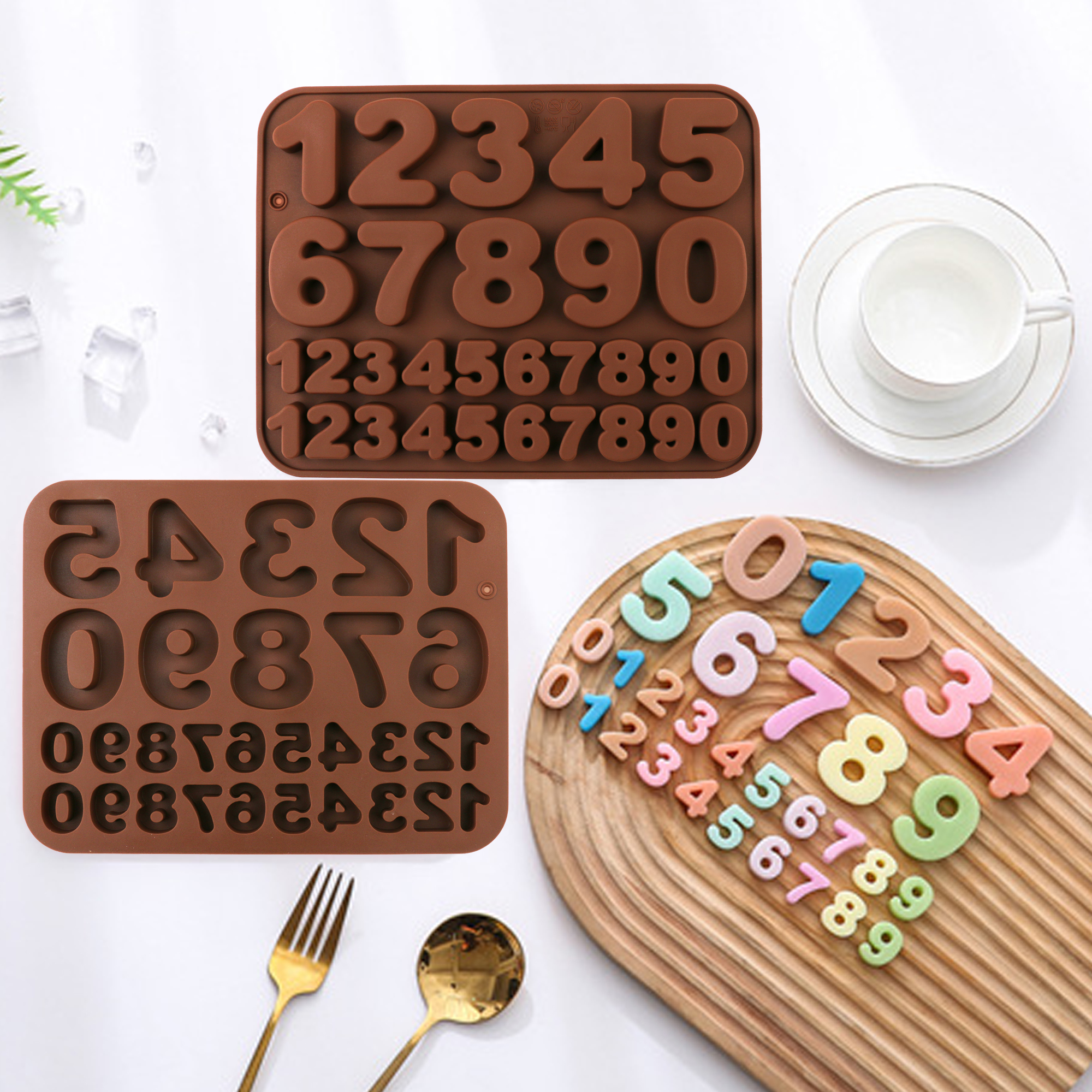 2Piece Set Silicone Candy Mold - مراجعة Candle Making Kits وسعره