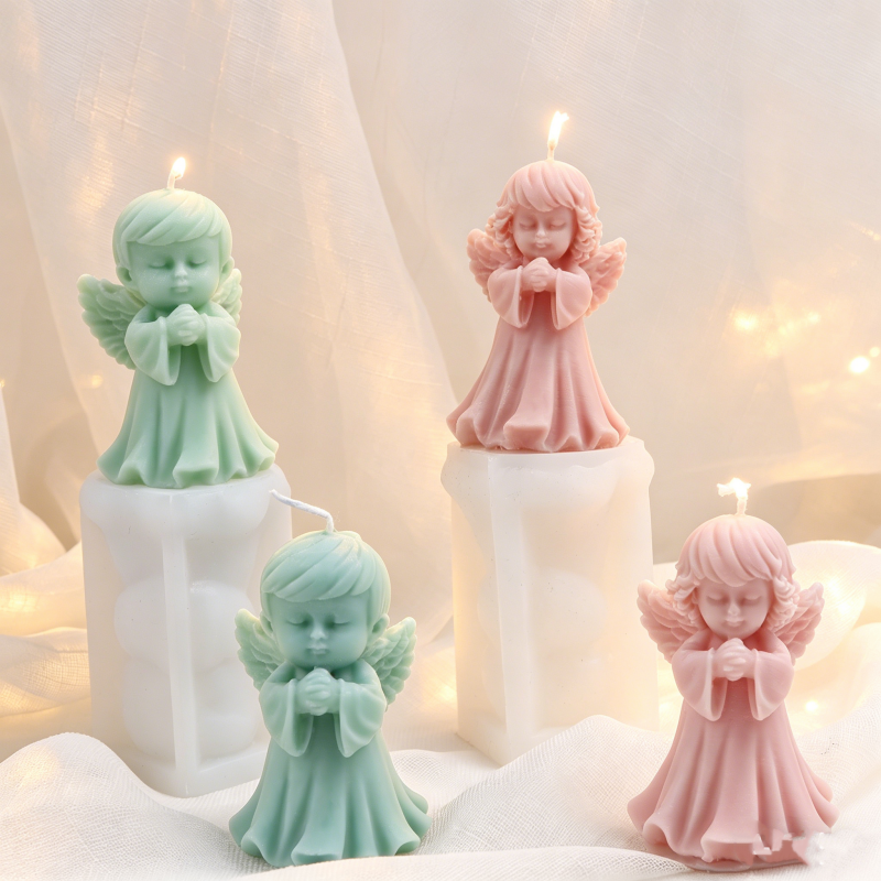 3D Praying Angel Silicone Cand - مراجعة Candle Making Kit For Kids وسعره