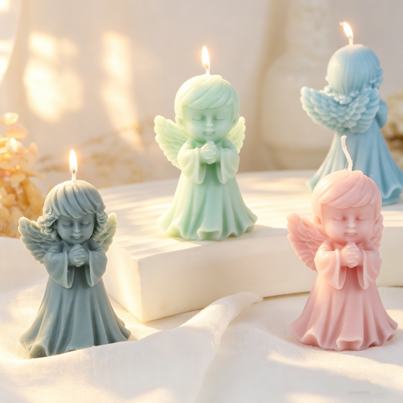 3D Praying Angel Silicone Cand - مراجعة Candle Making Kit For Kids وسعره