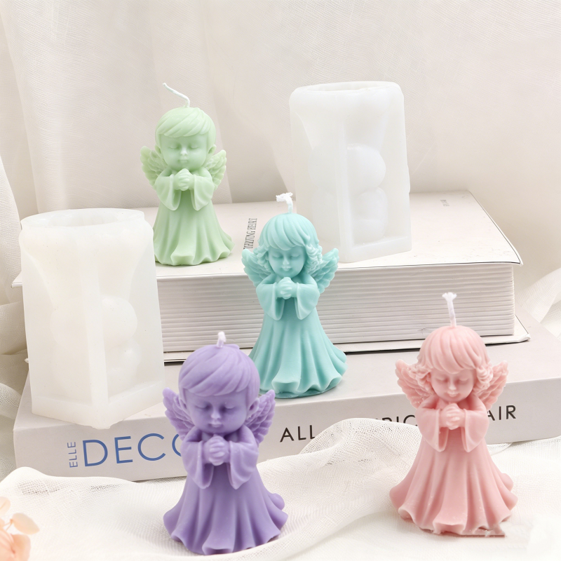 3D Praying Angel Silicone Cand - مراجعة Candle Making Kit For Kids وسعره