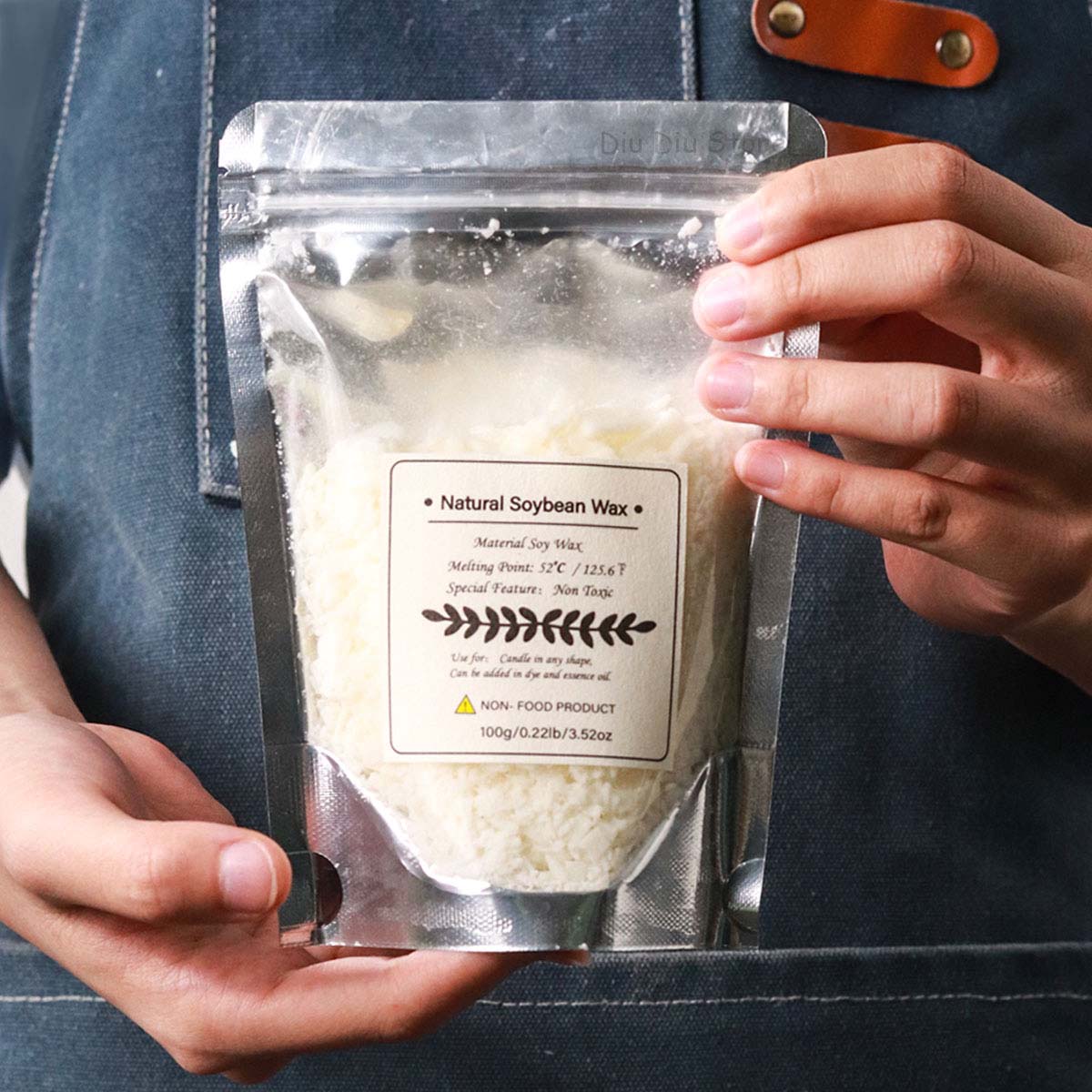 100/250/500/1000g Natural Soy  - مراجعة Candle Making Kits وسعره