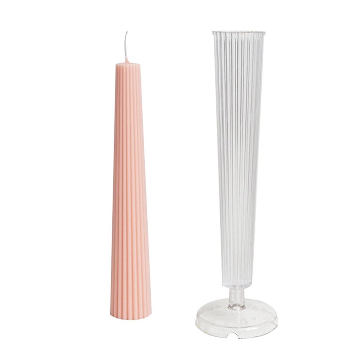*ABAB Striped Long Pole Column - مراجعة Candle Making Kits وسعره