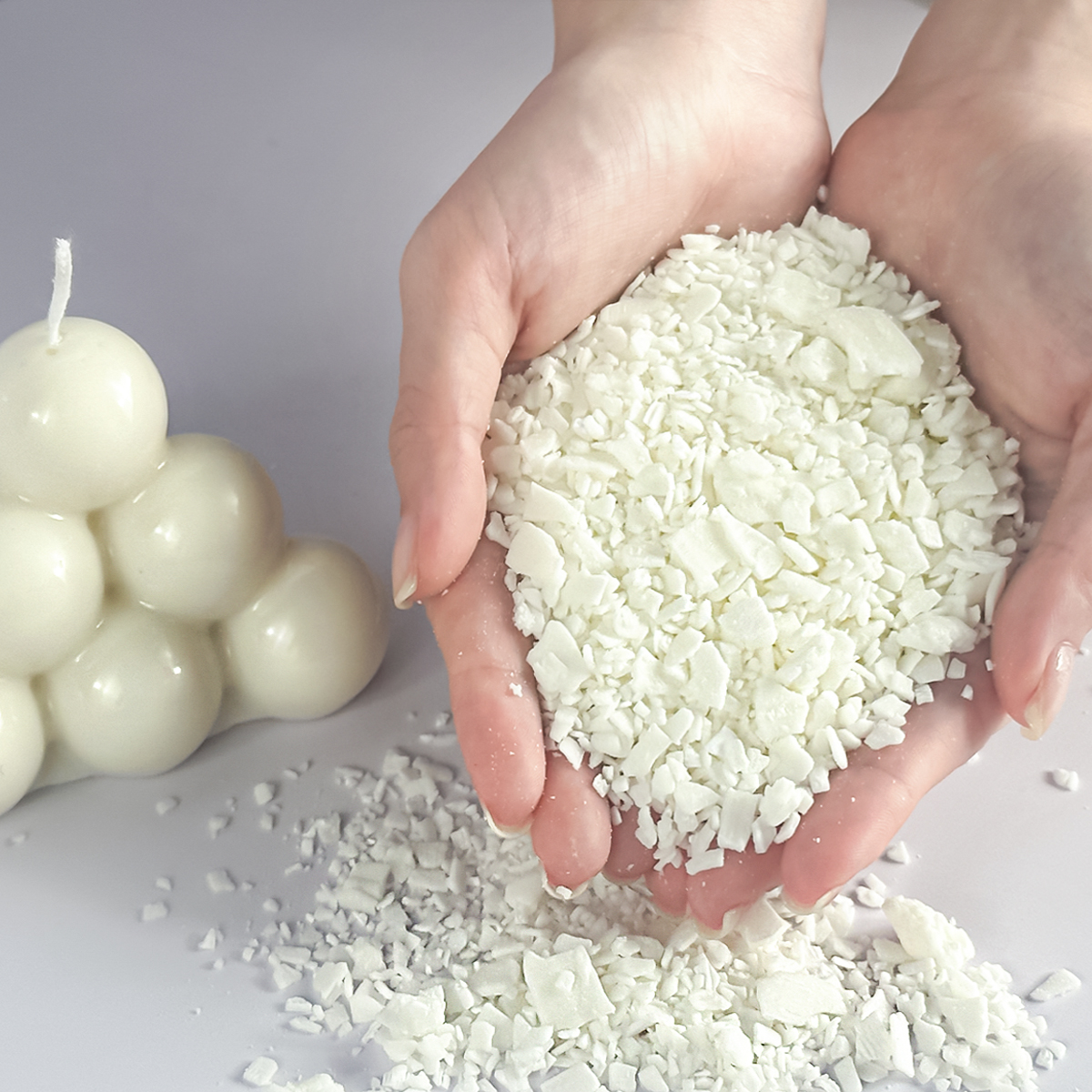 250g/500g Natural Soy Wax Gran - مراجعة Candle Making Wicks وسعره