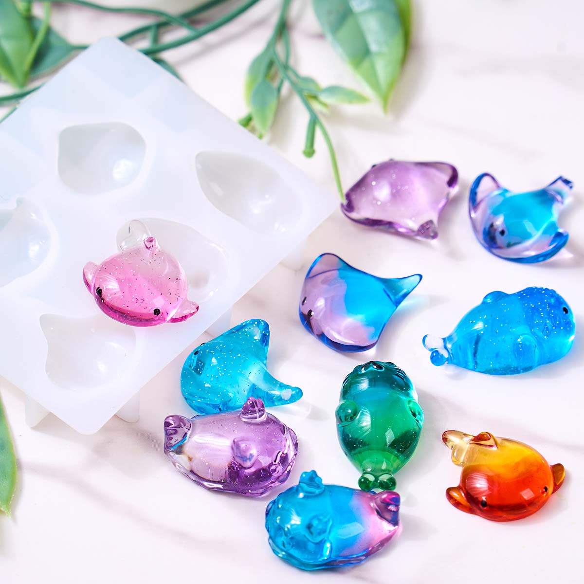 3D Healing Kawaii Manta Ray Wh - مراجعة Candle Making Tutorial وسعره