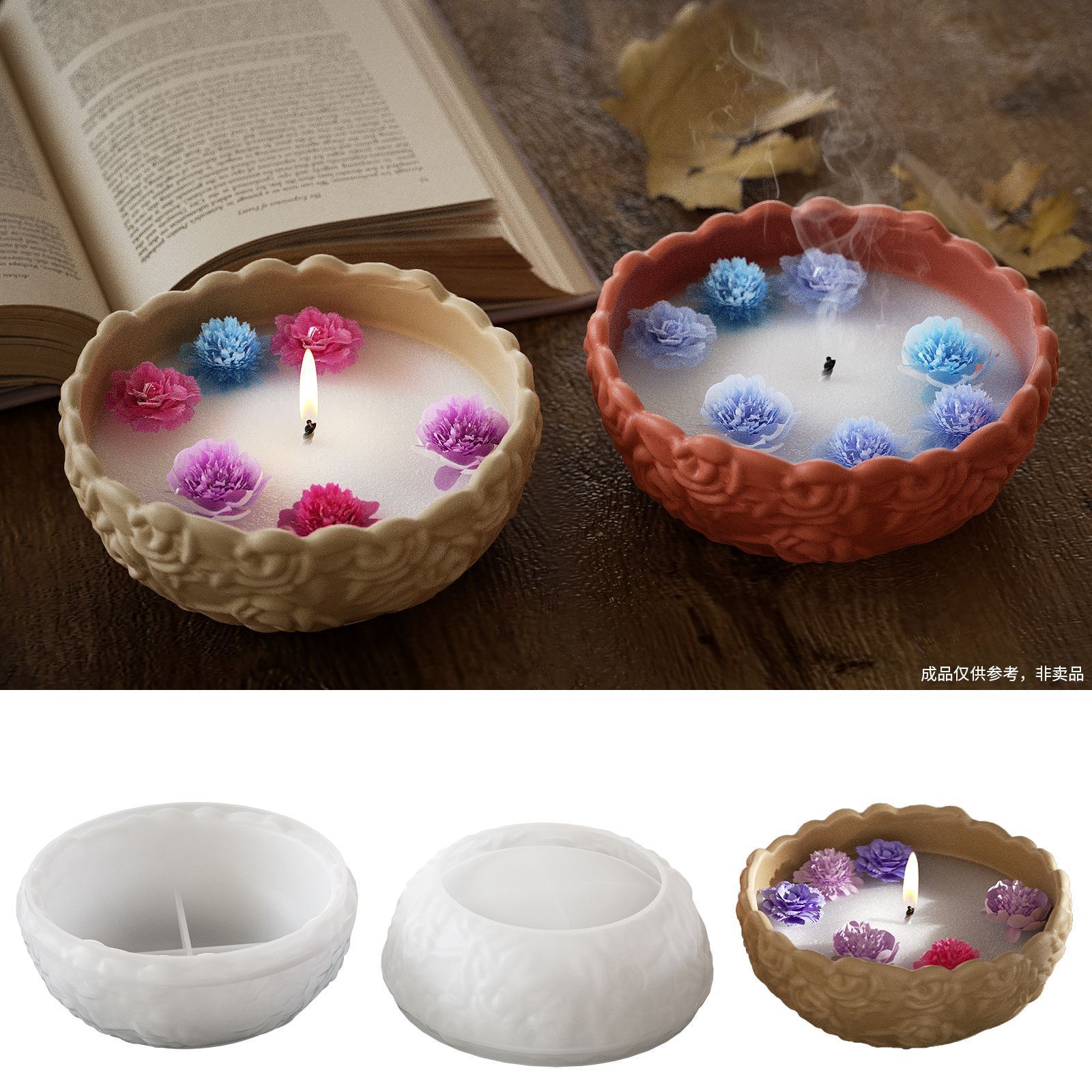 Aroma Plaster Candle Cup Makin - مراجعة Candle Making Fat وسعره