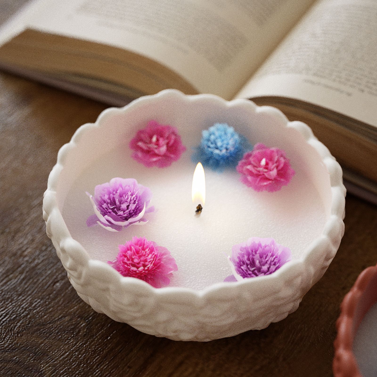 Aroma Plaster Candle Cup Makin - مراجعة Candle Making Fat وسعره