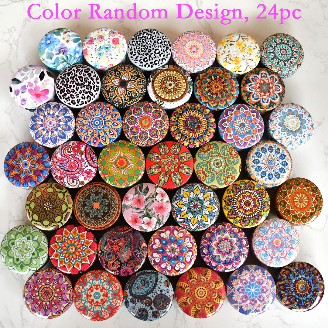 24pcs Iron Craft Candle Tins w - مراجعة Candle Making Jars Wholesale وسعره