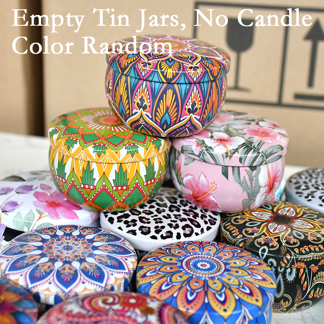 24pcs Iron Craft Candle Tins w - مراجعة Candle Making Jars Wholesale وسعره