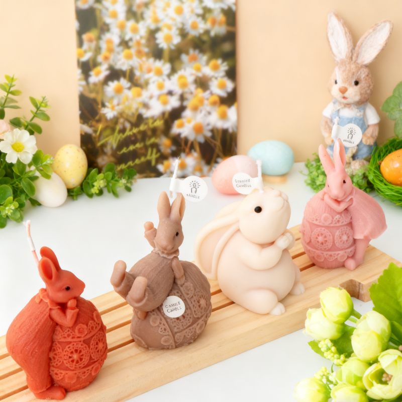 3D Easter Rabbit Silicone Mold - مراجعة Candle Making Fat وسعره