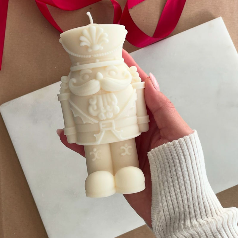 Nutcrackers Soldier Candle Mol - مراجعة Candle Making Fat وسعره